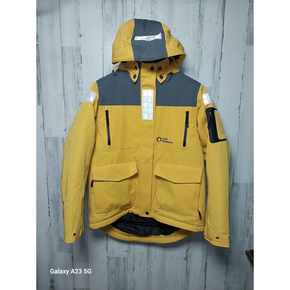 Quark Expeditions Yellow Waterproof Polar Parka XL Women's